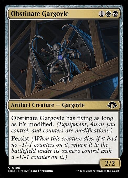 Obstinate Gargoyle 2024 Magic: The Gathering Modern Horizons 3