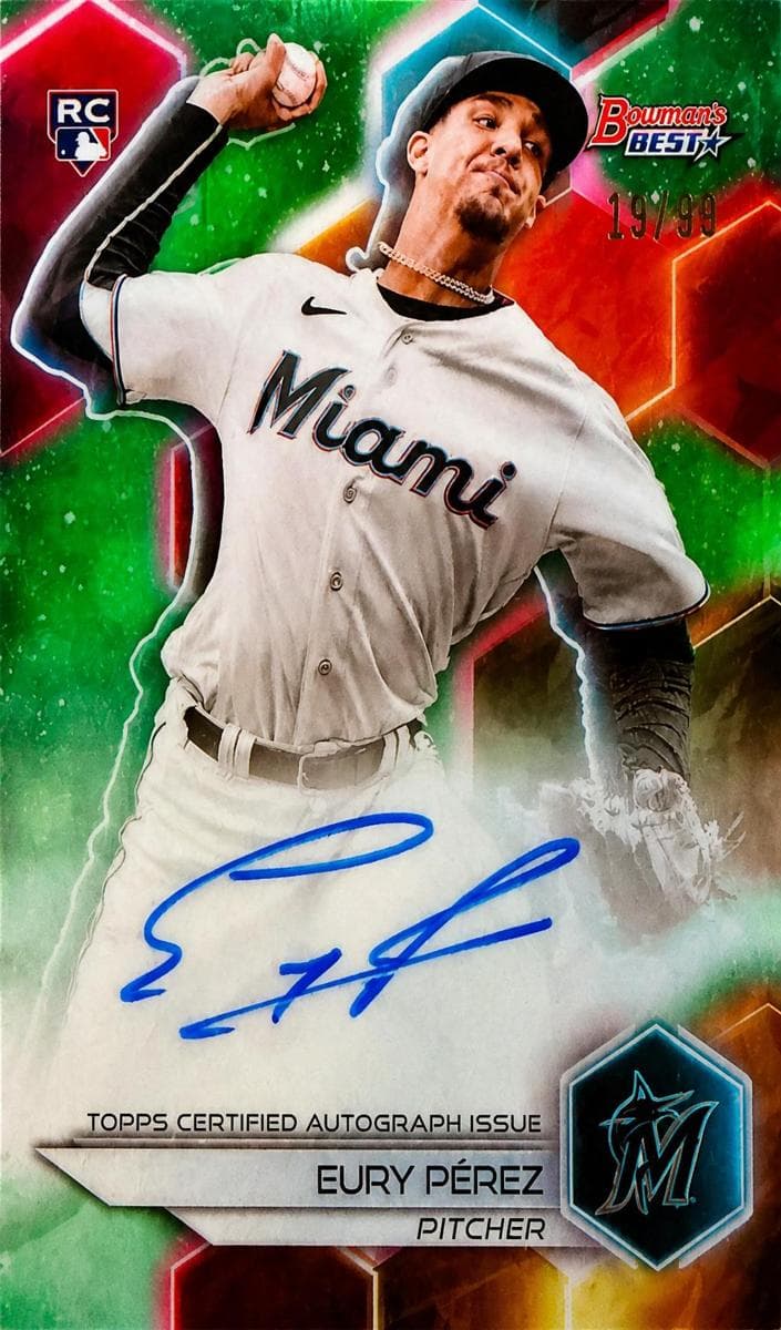 Eury Pérez 2023 bowman Bowman's Best