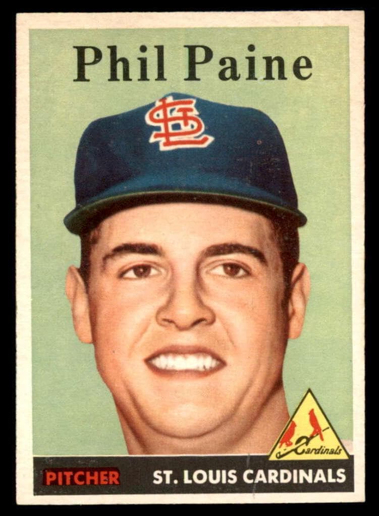 Phil Paine 1958 topps Topps
