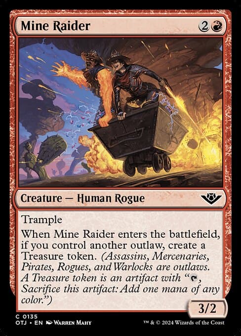Mine Raider 2024 Magic: The Gathering Outlaws of Thunder Junction