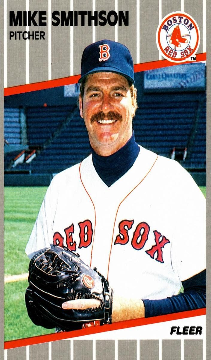 Mike Smithson trading card