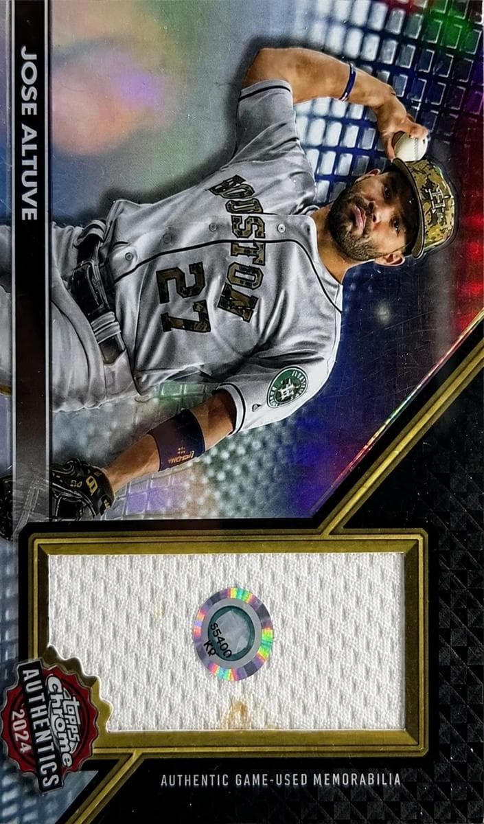 Jose Altuve 2024 topps Topps Chrome