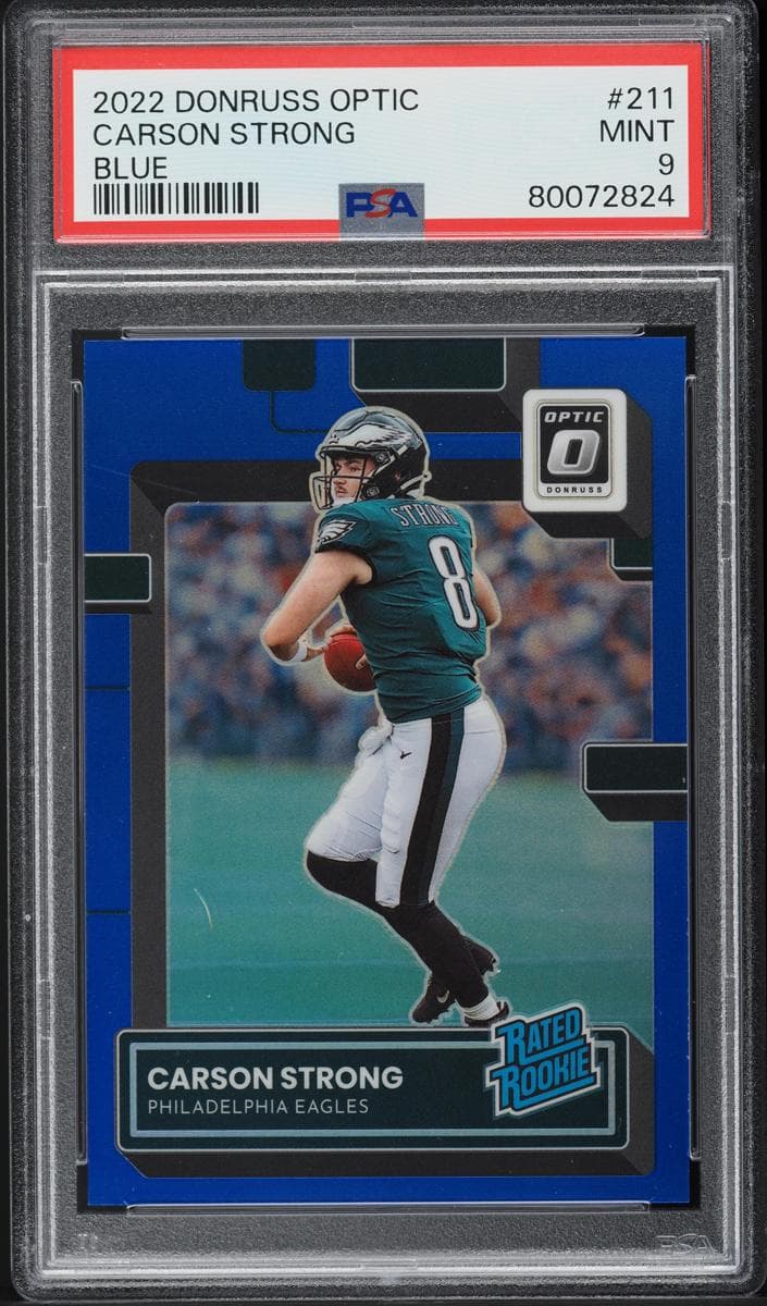 Carson Strong 2022 panini Donruss Optic