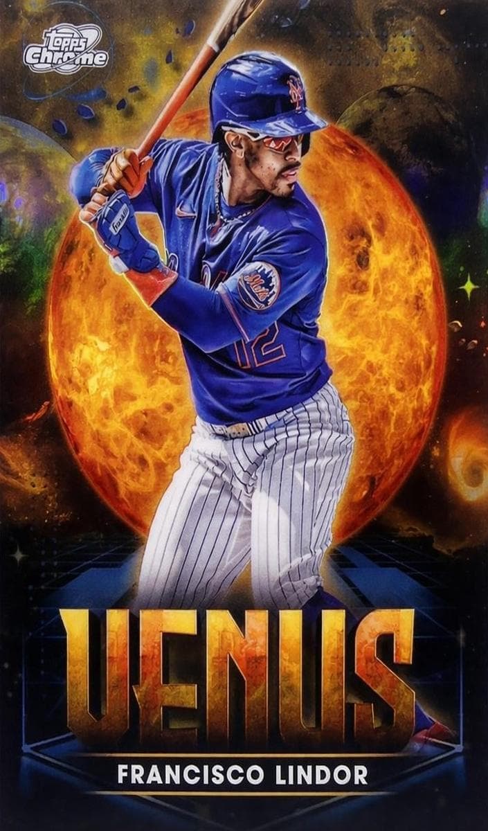 Francisco Lindor 2025 topps Topps Cosmic Chrome