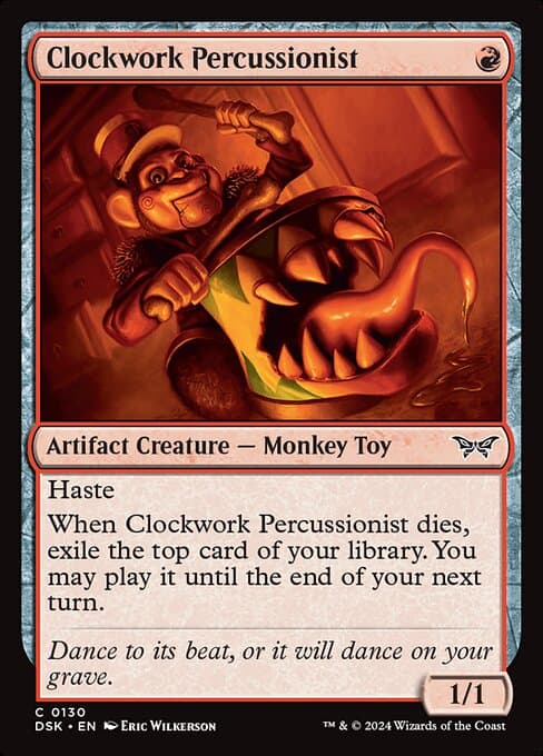 Clockwork Percussionist 2024 Magic: The Gathering Duskmourn: House of Horror