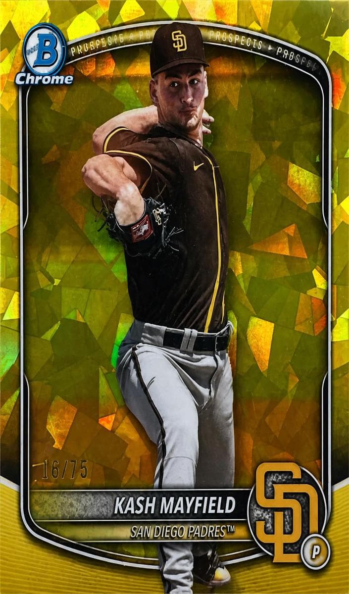 Kash Mayfield 2025 bowman Bowman Draft Sapphire