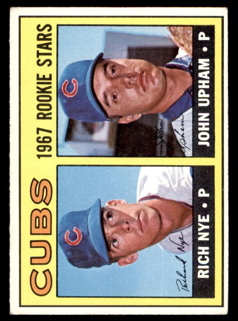 Cubs 1967 Rookie Stars (Rich Nye / John Upham) #608