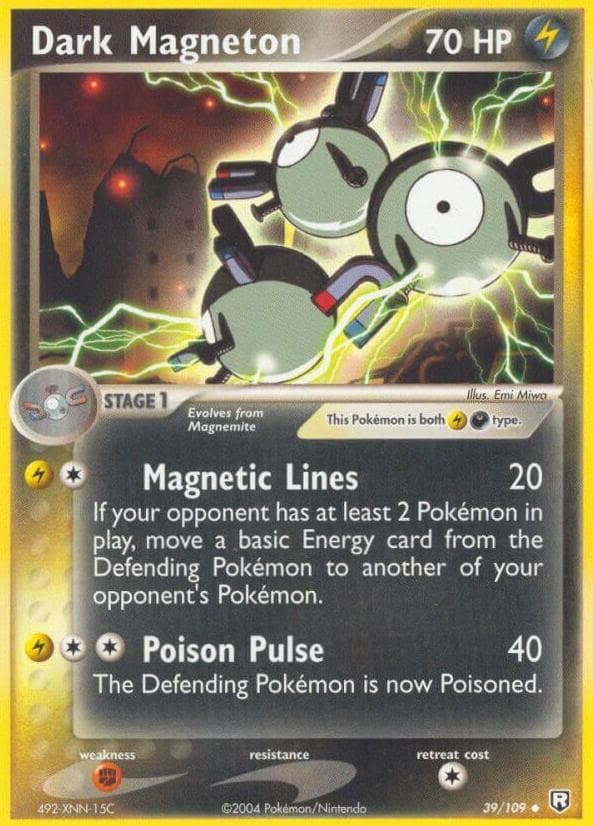 Dark Magneton trading card