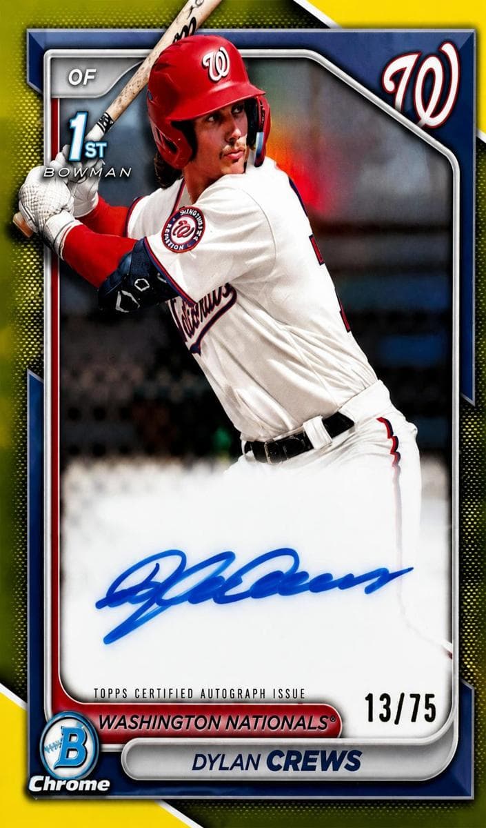 Dylan Crews 2024 bowman