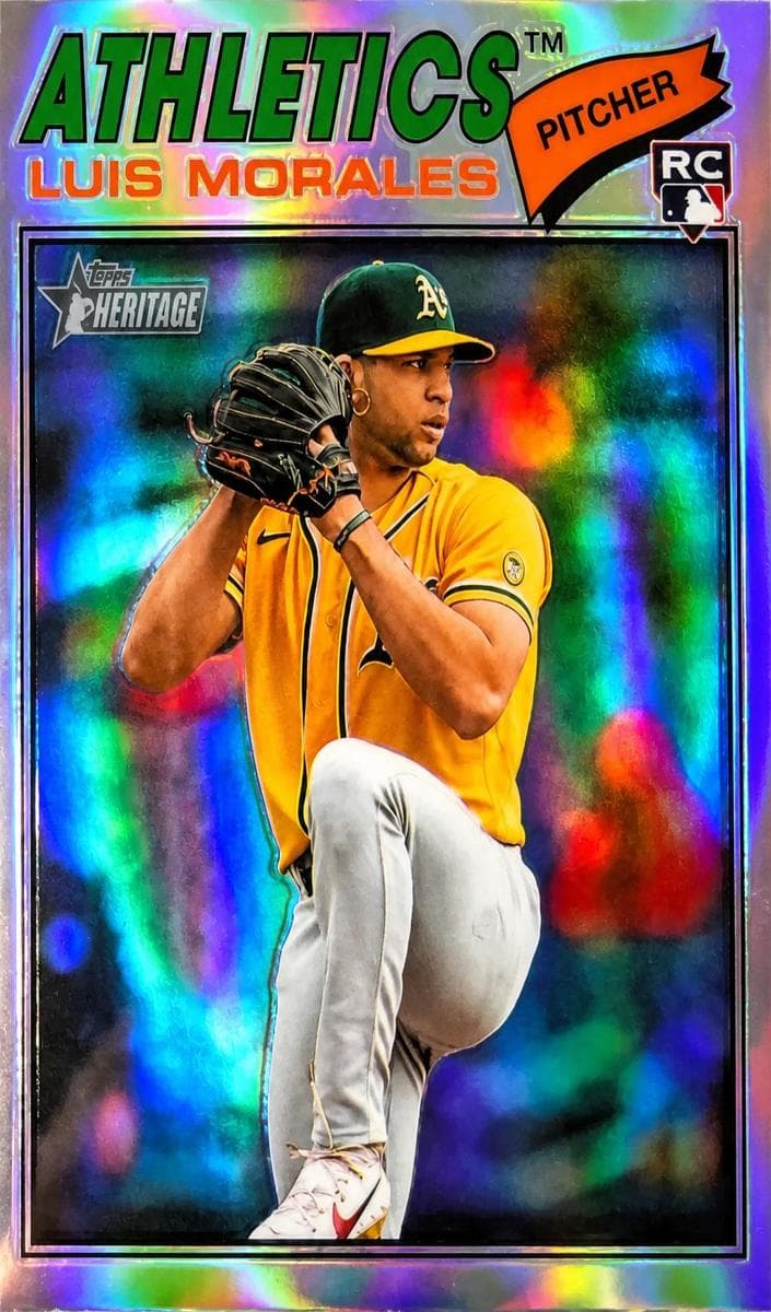 Luis Morales trading card