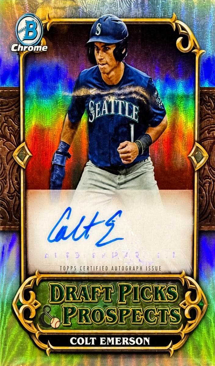 Colt Emerson 2023 bowman Bowman Draft