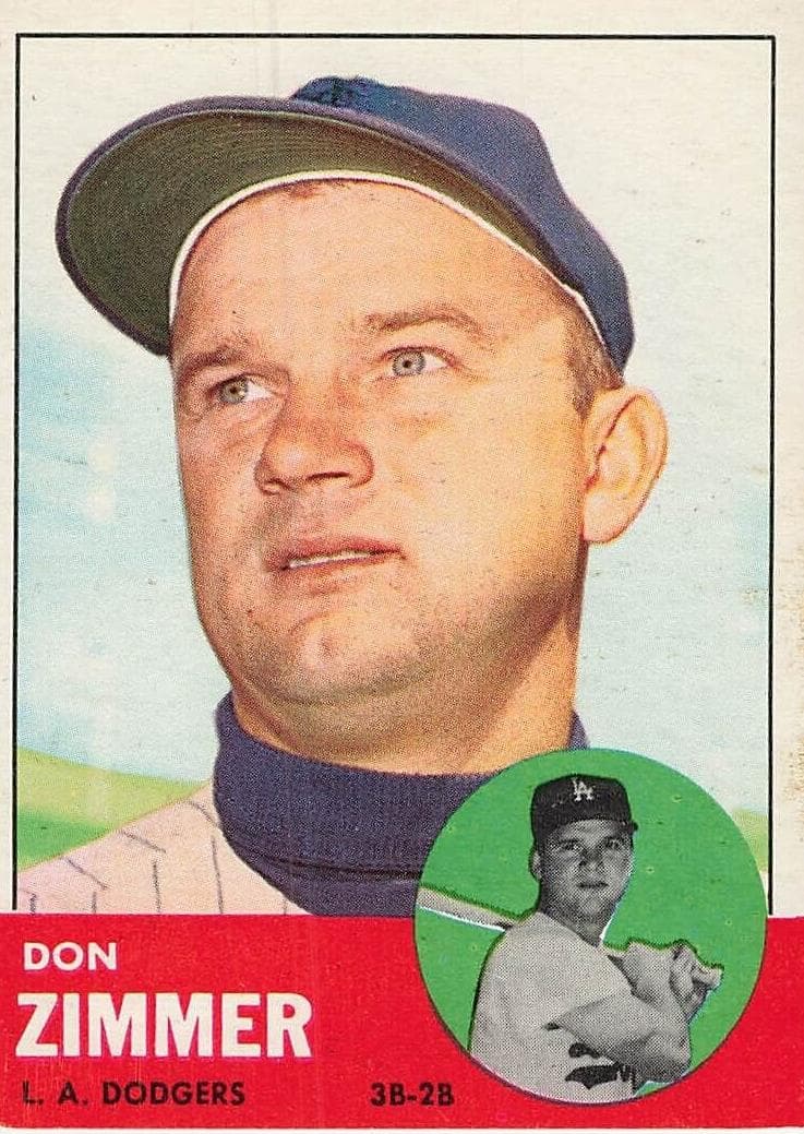 Don Zimmer 1963 topps Topps