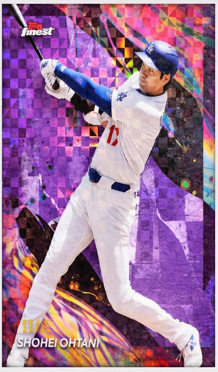 Shohei Ohtani 2025 topps Topps Finest
