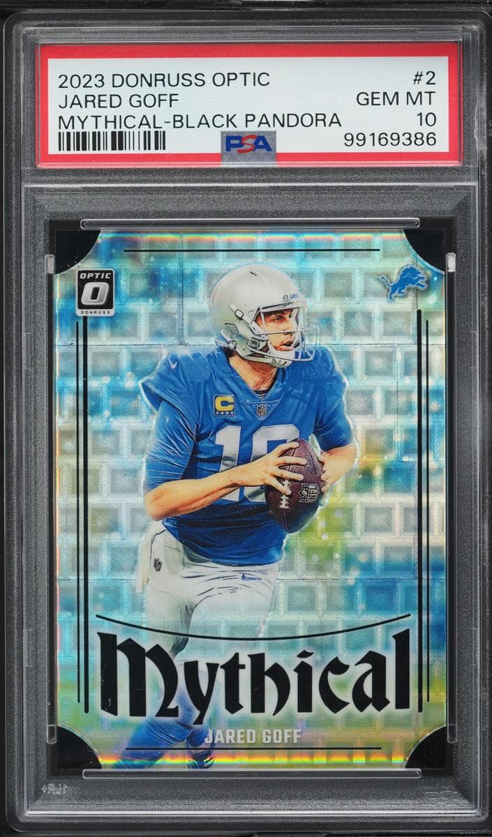 Jared Goff 2023 panini Donruss Optic