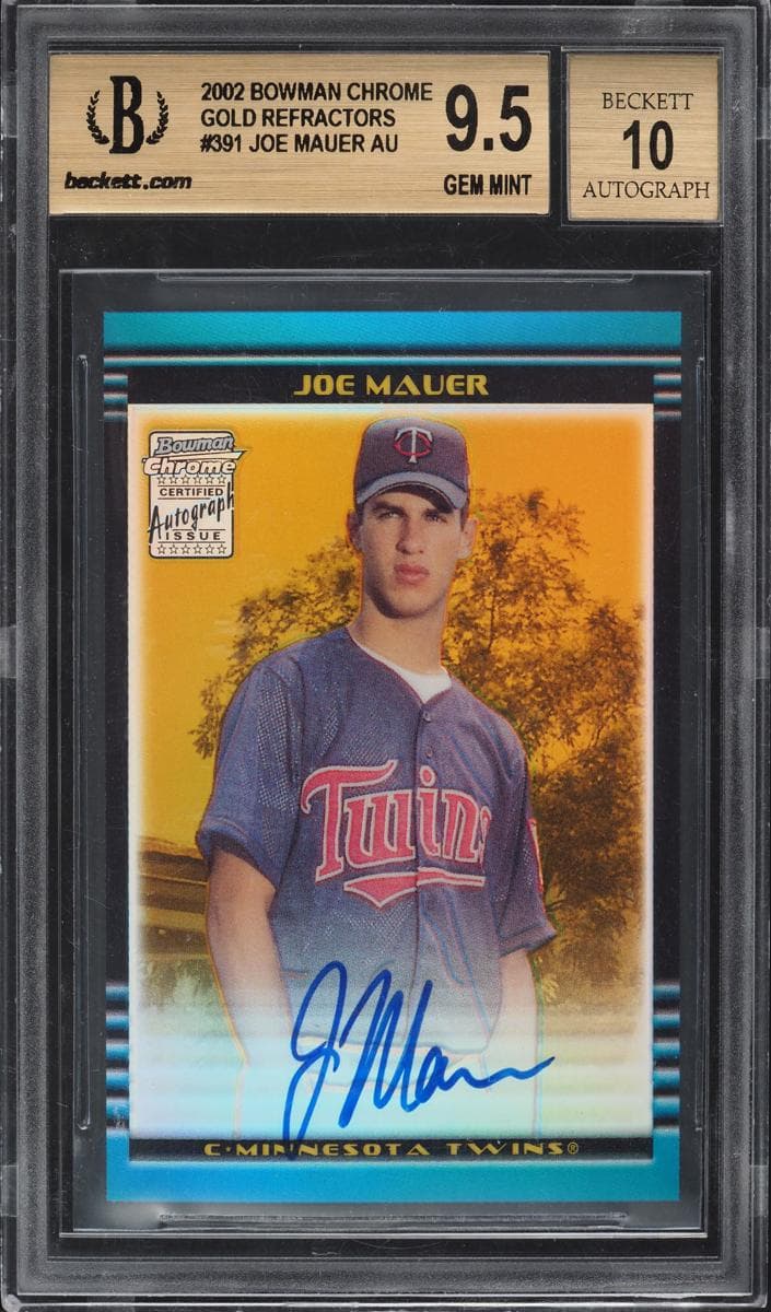 Joe Mauer 2002 bowman