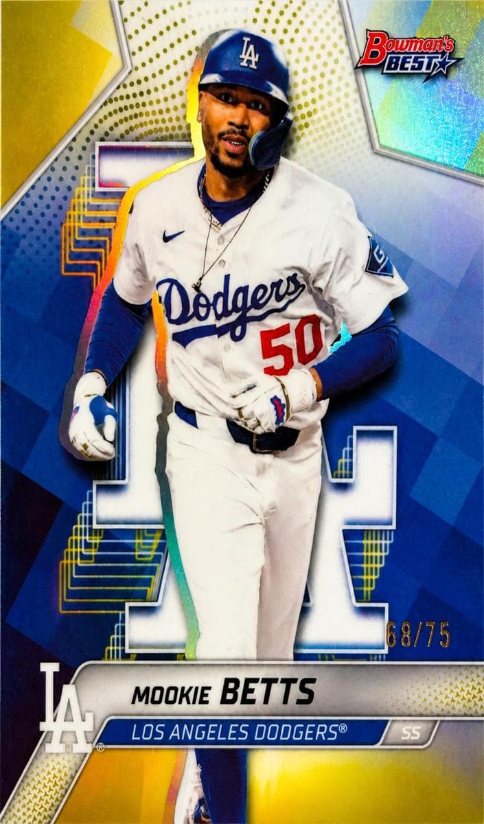 Mookie Betts 2025 bowman Bowman Best