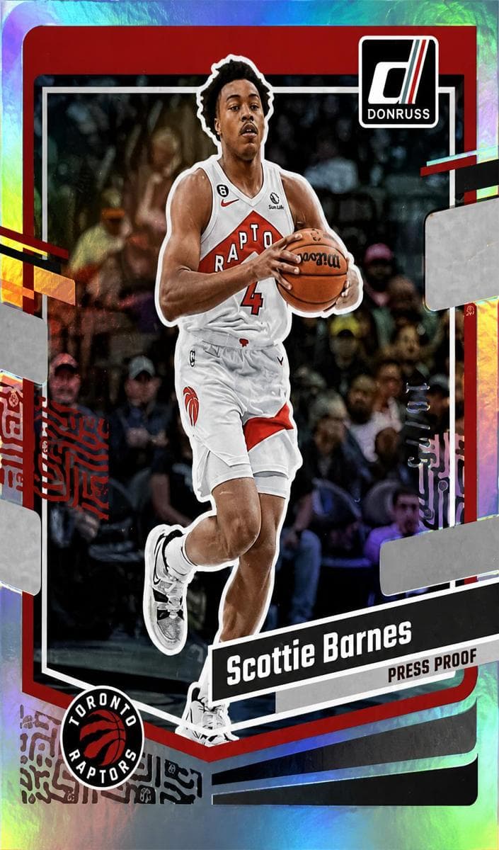 Scottie Barnes 2023 panini Donruss