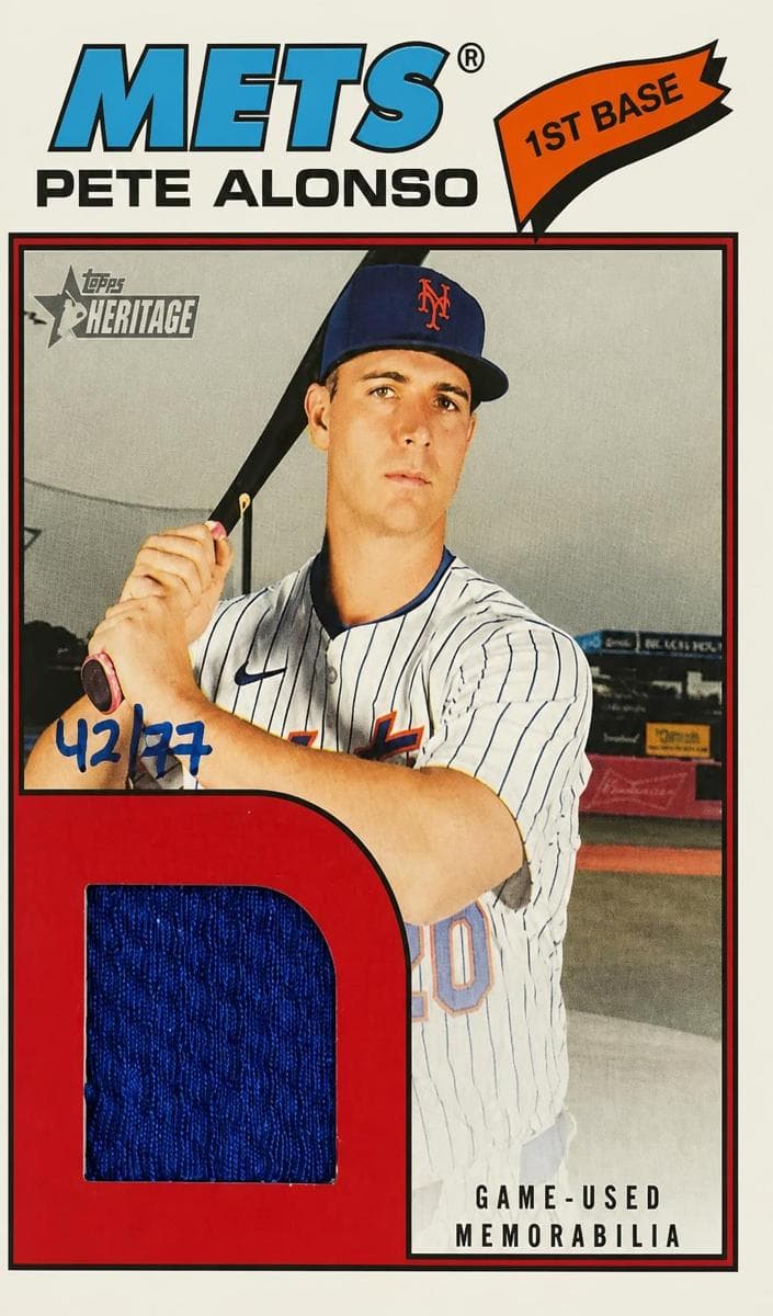 Pete Alonso 2026 topps Topps Heritage