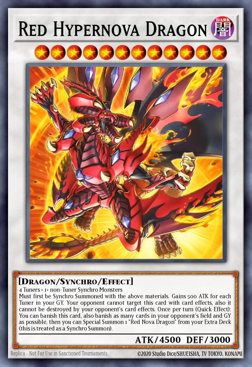 Red Hypernova Dragon 2026 Yu-Gi-Oh! Blazing Dominion
