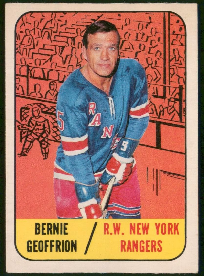 Bernie Geoffrion 1967 topps Topps