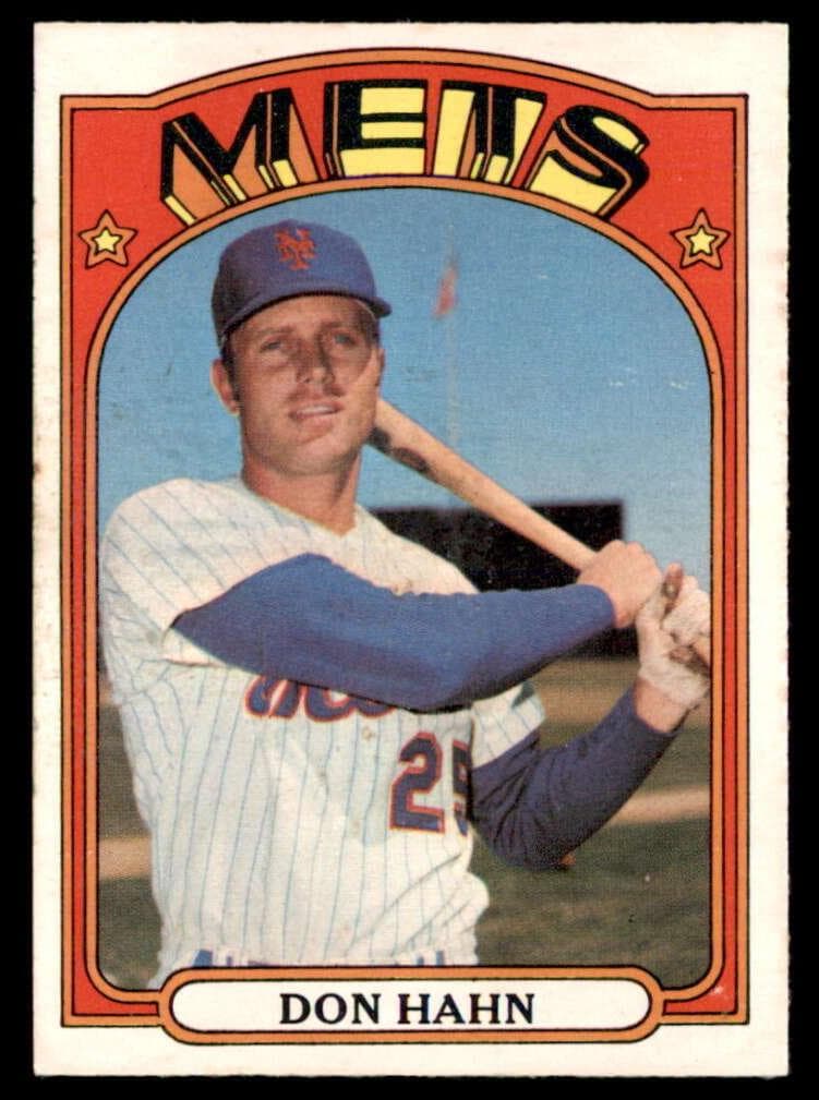 Don Hahn 1972 topps O-Pee-Chee