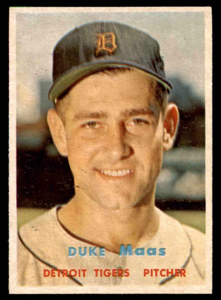 Duke Maas 1957 topps Topps