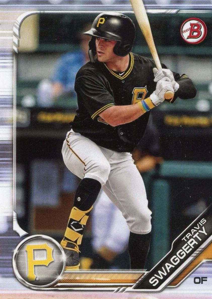 Travis Swaggerty 2019 bowman Bowman Draft Sapphire Edition