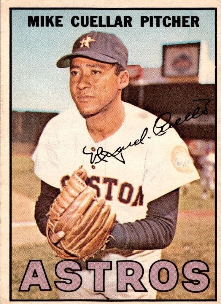Mike Cuellar 1967 topps Topps