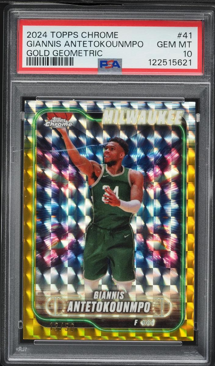 Giannis Antetokounmpo 2024 topps Topps Chrome