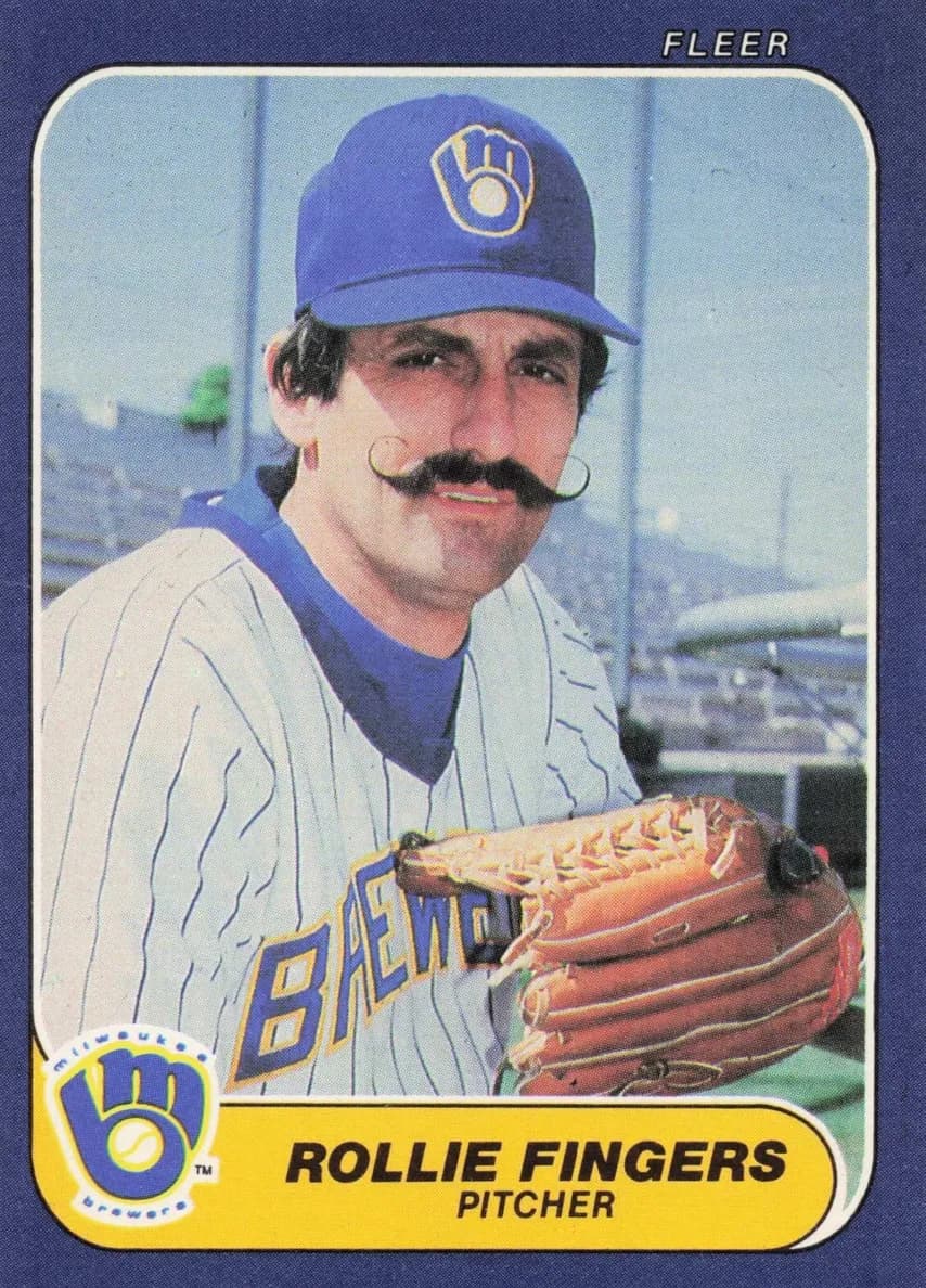 Rollie Fingers 1986 fleer Fleer