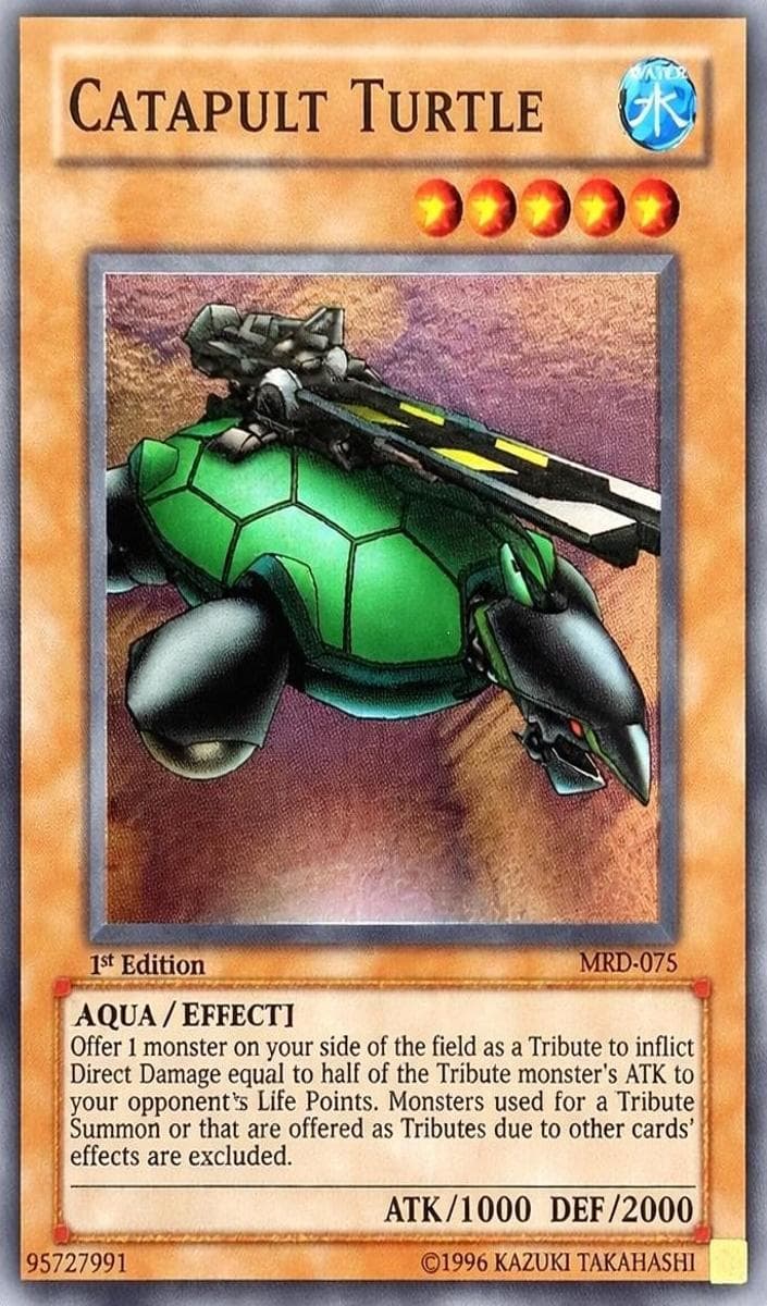 Catapult Turtle 2002 Yu-Gi-Oh! Metal Raiders