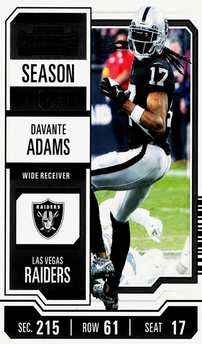 Davante Adams 2023 panini Panini Contenders