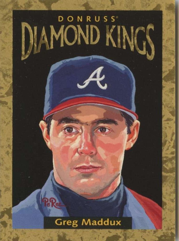 Greg Maddux 1996 panini Donruss