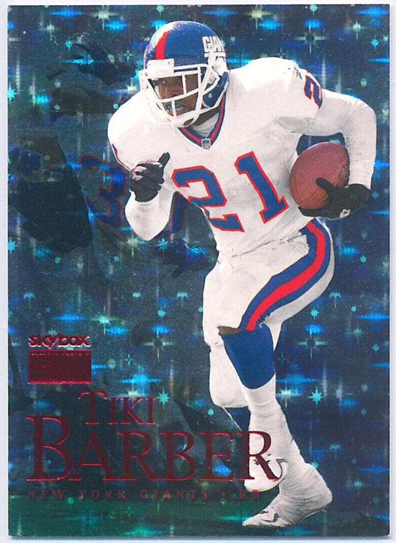 Tiki Barber 1999 fleer SkyBox Premium