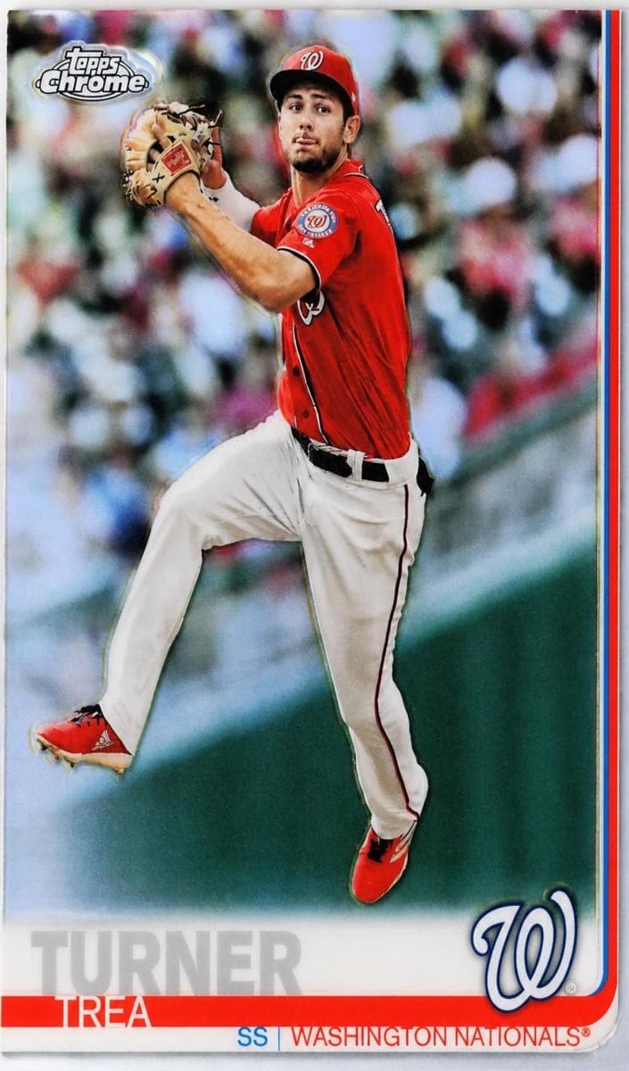 Trea Turner 2019 topps Topps Chrome