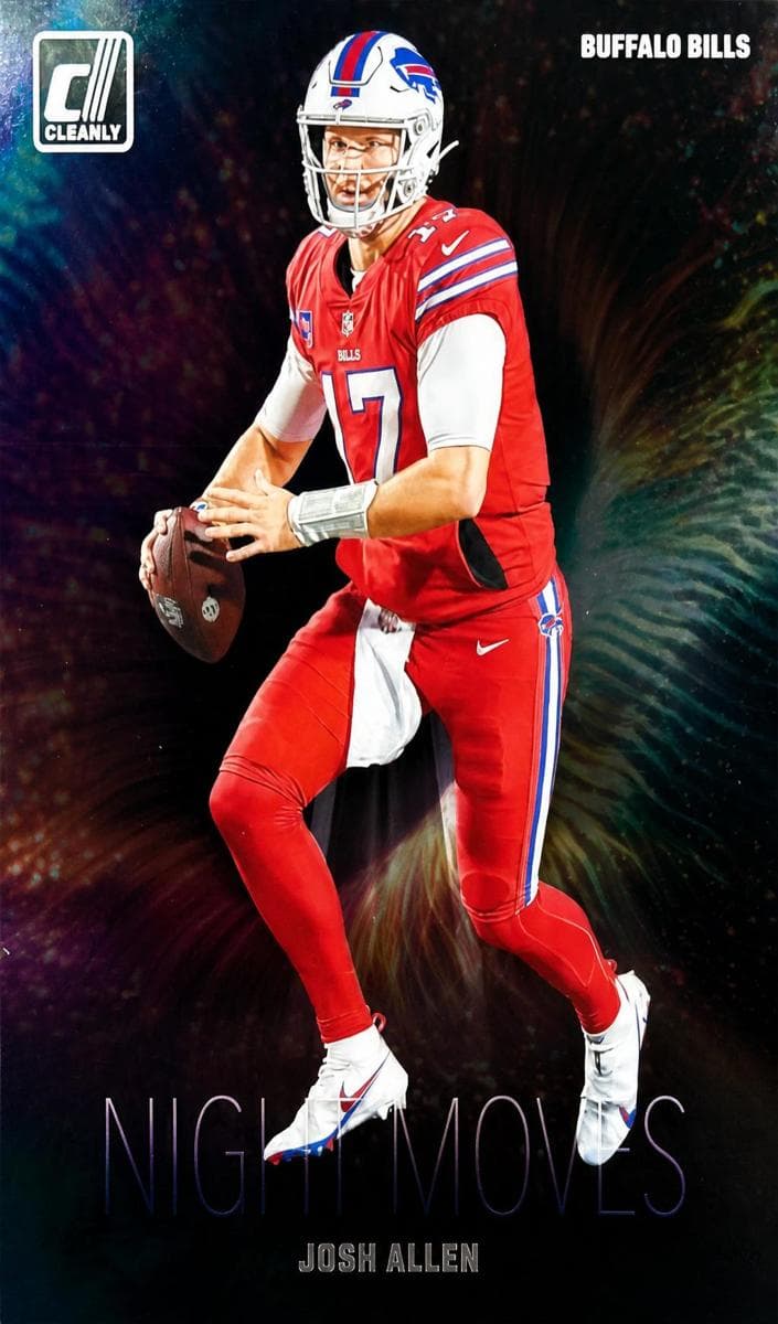 Josh Allen 2023 panini Clearly Donruss