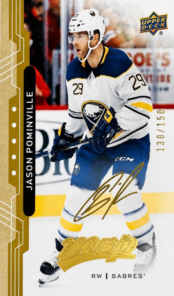 Jason Pominville 2018 upper-deck Upper Deck MVP