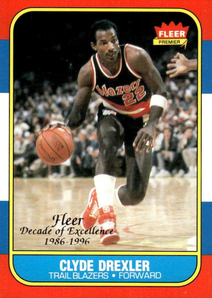 Clyde Drexler 1996 fleer Fleer