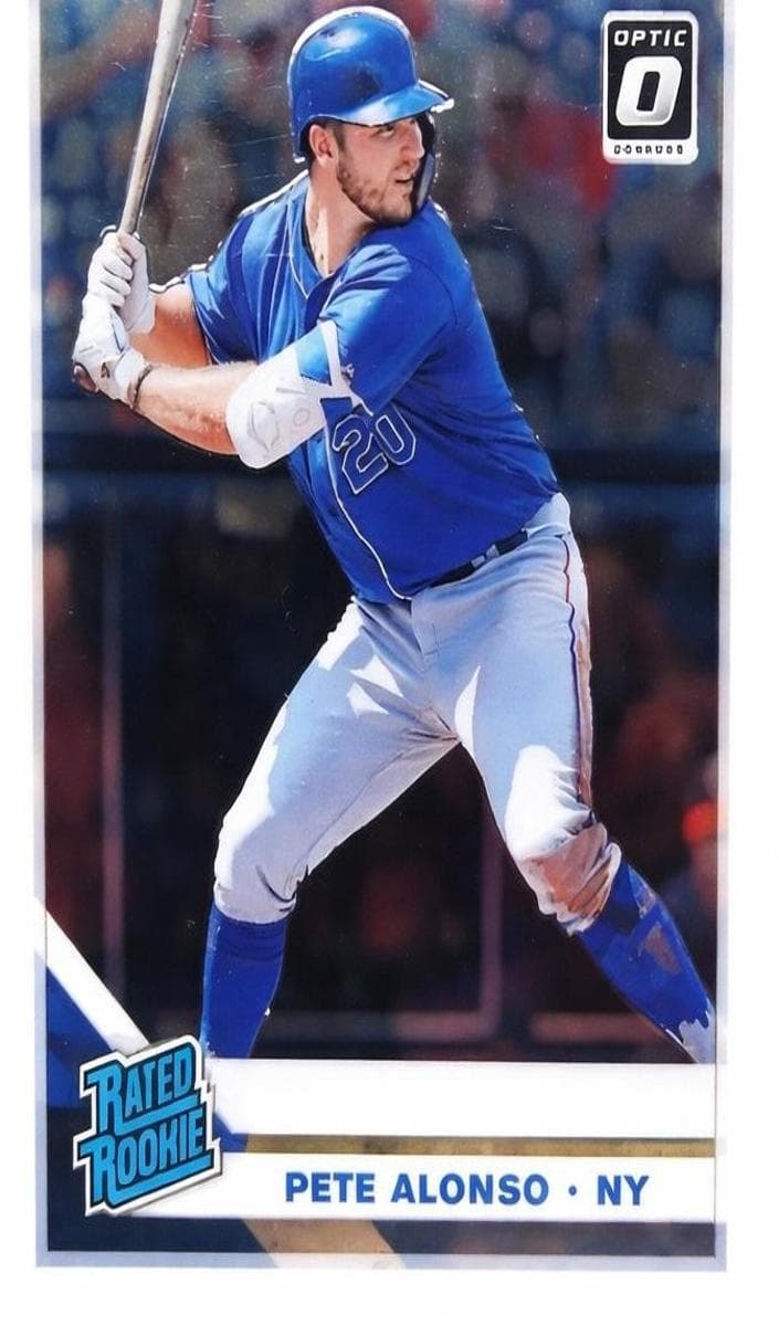 Pete Alonso 2019 panini Donruss Optic