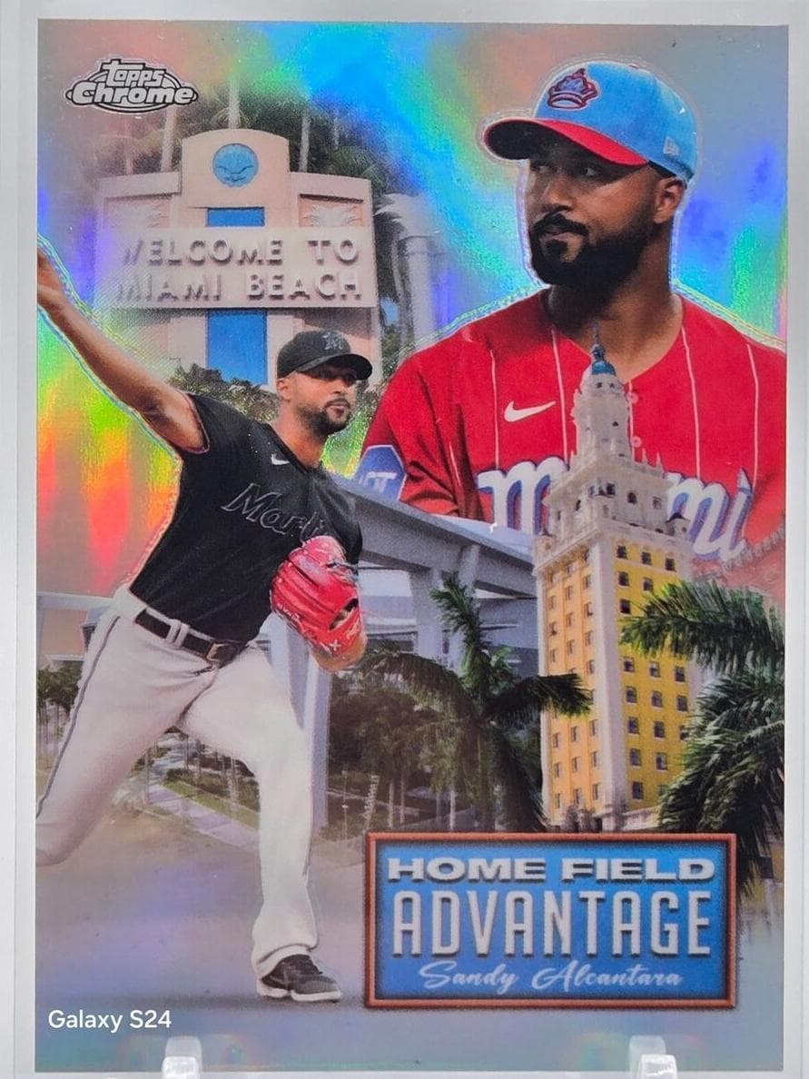 Sandy Alcantara 2024 topps Topps Chrome Update