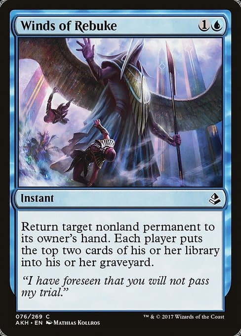 Winds of Rebuke 2017 Magic: The Gathering Amonkhet