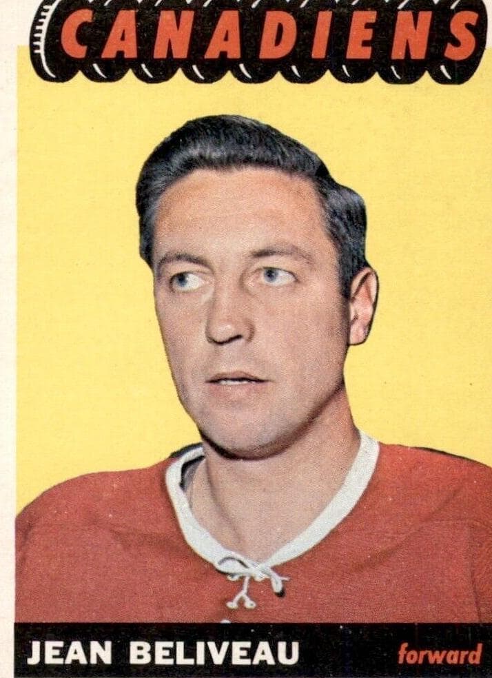 Jean Beliveau 1965 topps