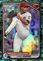 Chase Burns 2024 bowman Bowman Draft Chrome (1st)