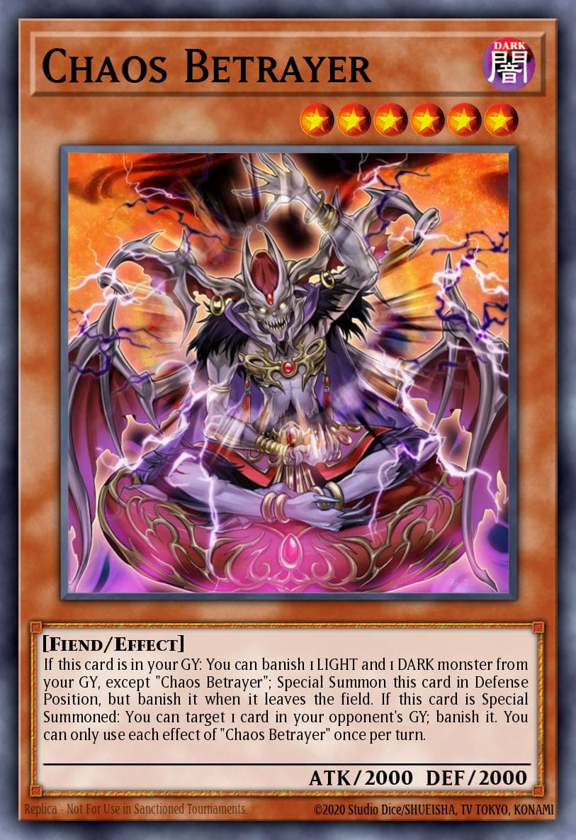Chaos Betrayer 2019 Yu-Gi-Oh!