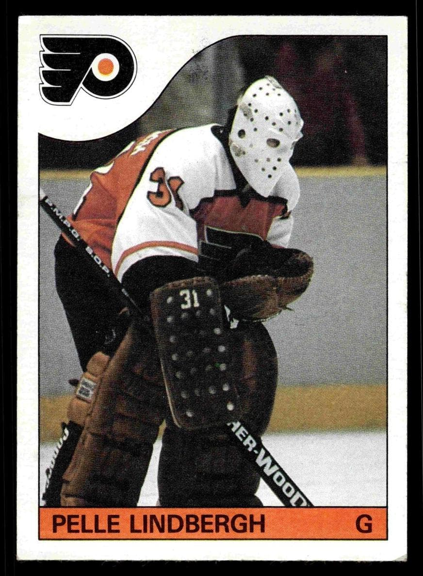 Pelle Lindbergh 1985 topps