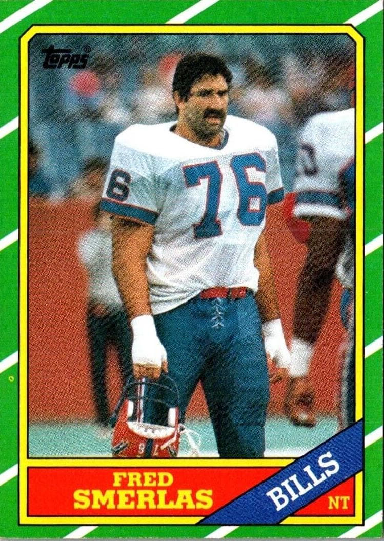Fred Smerlas trading card