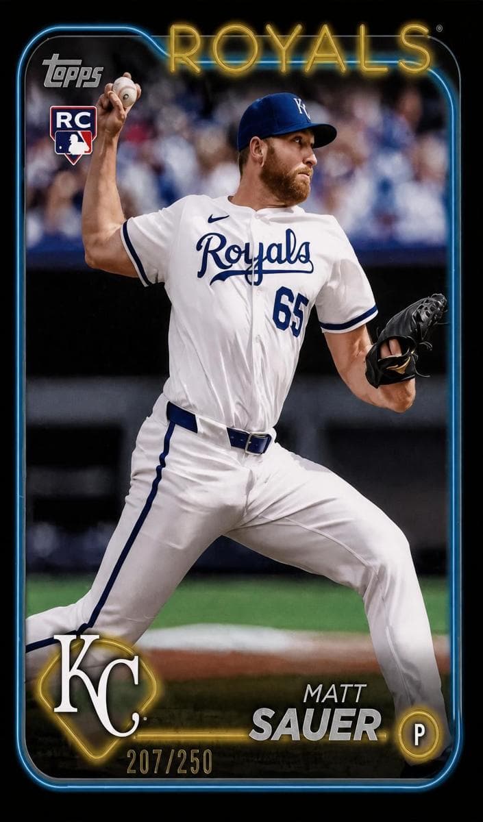 Matt Sauer trading card