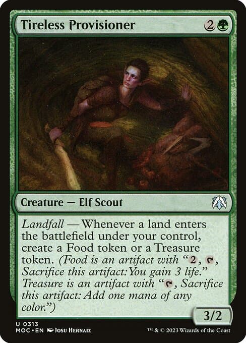 Tireless Provisioner 2024 Magic: The Gathering Bloomburrow Commander