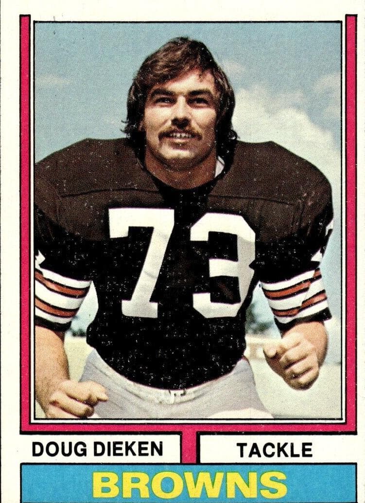Doug Dieken 1974 topps Topps