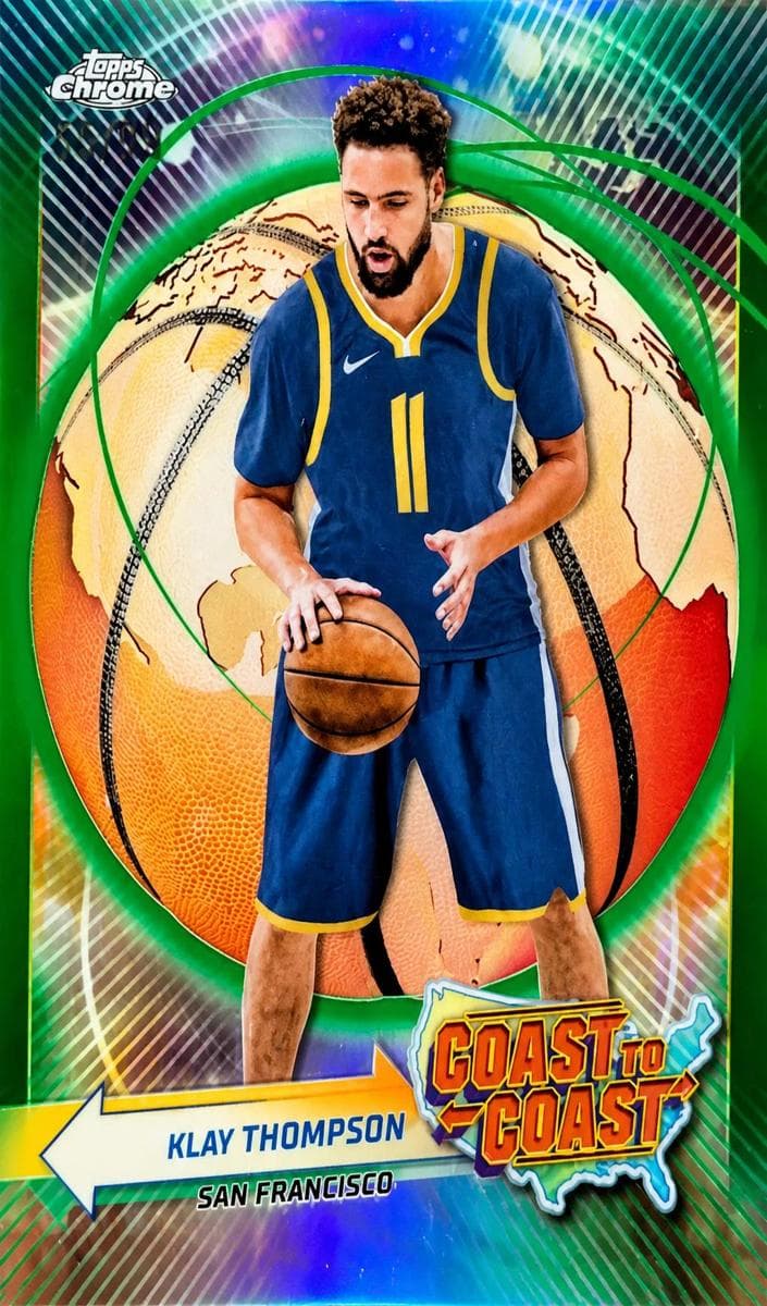 Klay Thompson 2023 topps Topps Chrome